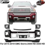 Front Bumper Paintable & Fog Lights Kit For 2015-2019 Gmc Sierra 2500 Hd 3500. Fixed Price $890.00.