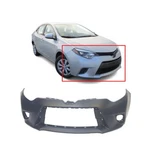 Primed Front Bumper Cover For 2014-2016 Toyota Corolla Base Ce Le 5211903904. Fixed Price $120.70.