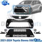 Front Bumper Cover & Grille Assembly For 2021-2024 Toyota Sienna Xse. Fixed Price $672.46.