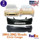 Bumper Cover Primed Front + Rear For 2004 - 2005 Honda Civic Coupe. Fixed Price $617.86.