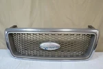 04 05 06 07 08 Ford F150 Lariat Front Upper Radiator Grill Chrome W Emblem Oem. Fixed Price $234.99.