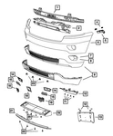 Genuine Mopar Bumper Bracket Left 55079229AD. Fixed Price $10.10.