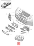 Genuine Porsche 718 Boxster Cayman Grille Left Matt Black 982807683OK1. Fixed Price $87.10.