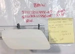 Bmw 51117211494 Front Bumper Wash Cover W/base White 300. New Rh 12/15 6 Series. Fixed Price $14.00.