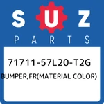 71711-57L20-T2G Suzuki Bumper,fr(material Color) 7171157L20T2G, New Genuine Oem. Fixed Price $806.90.