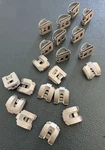 Mercedes-benz Rear Center Bumper Molding Clip (20) 124-988-90-78 For Mbz. Fixed Price $31.95.