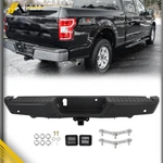 Black Rear Step Bumper Assembly Fit Ford F-150 15-2019 2020 With Park & Tow. Fixed Price $152.77.