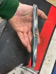 Datsun Roadster Trunk Handle Chrome Trim 1600 2000 SRL311 SPL311 1966-1970. Fixed Price $55.00.
