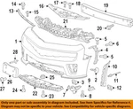 Gm Oem 12-15 Camaro Front Bumper Grille Components-upper Support 22942441. Fixed Price $157.18.