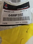 Genuine Mitsubishi Oe Bracket Fr Bumper Rh 6400F222. Fixed Price $19.88.