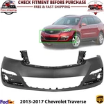 Front Bumper Upper Cover Primed For 2013-2017 Chevrolet Traverse GM1014107. Fixed Price $421.99.