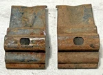 Vw Bug Bumper Brackets Spacers Set Of 111707121 Volkswagen Beetle 1949-1967. Fixed Price $24.98.