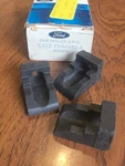 Nos Ford C4TZ-9944482-B Set Of 3 Rubber Tailgate Bumper 66-77 Bronco. Fixed Price $50.00.
