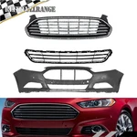 Chrome Front Upper/lower Grille & Bumper Cover 2013-2016 Ford Fusion. Fixed Price $143.17.