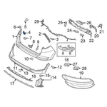 For Kia Sportage 2017-2022 86616D9000 Rear Right Bumper Cover Stay. Fixed Price $12.76.