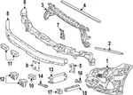 Genuine Mercedes-benz Cover 214-885-54-04. Fixed Price $11.60.