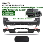 For 2021-2024 Chevy Suburban Gmc Yukon Xl Rear Bumper Cover Kit W/ Dual Exhaust. Fixed Price $559.99.