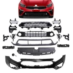 Complete Front Bumper Grille Set W/ Fog Lights 2019 2020 2021 Kia Forte. Fixed Price $459.99.