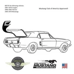 60 61 62 63 64 65 66 67 68 69 70 Cougar Falcon Mustang Trunk Weatherstrip. Fixed Price $59.99.