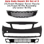 Front Bumper Cover Fascia And Grille Assembly Kit 2017-2018 Kia Forte. Fixed Price $342.99.