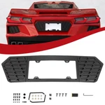 Rear License Number Plate Frame For Corvette C8 2020+ W/ Real Carbon Fiber. Fixed Price $125.99.