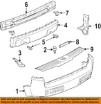 Gm Oem 02-07 Vue Rear Bumper Components-side Bracket 22668669. Fixed Price $34.82.