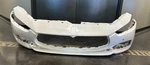 2015 Maserati Ghibli, Front Bumper Cover, Cracks, Damaged Used P/n 673001801. Fixed Price $500.00.