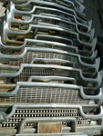 Thunderbird Grille Front Bumper Aluminum Metal 61-63 1961-1963 Ford Oem. Fixed Price $400.00.