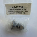 New Stainless Oval Head Bumper Bolt 1933-40 Ford Car Pickup 48-17758. Fixed Price $9.99.