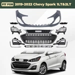 For 2019-2022 Chevy Spark 1LT 2LT Front Bumper Assembly Grille Set W/ Led Drl. Fixed Price $294.99.