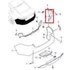 Genuine Jaguar Xf Left Hand Rear Bumper Mounting Bracket T2H4367. Fixed Price $72.85.