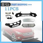 New 2017-19 Ford Escape Front Bumper Cover With Grills And Fog Lamps Us. Fixed Price $288.39.