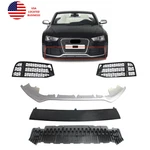 Front Bumper Lower Splash Shield Spoiler Lip Grille Set For 2013- 16 RS5 Actual. Fixed Price $265.00.