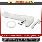 Windshield Washer Reservoir W/ Pump And Bracket For Infiniti QX80 Nissan Armada. Fixed Price $162.89.