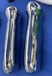 1949/1950 Chevrolet Deluxe Styleline Rear Bumper Guards Triple Plated. Fixed Price $390.00.