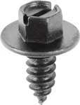 Slotted Hex Washer Head License Plate Screws Black E-coat Fits Ford Qty 25. Fixed Price $19.99.