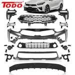 2019 2020 2021 Kia Forte Complete Front Bumper Grille Set W/ Fog Lamp 14PCS. Fixed Price $439.58.