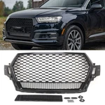 Gloss Black Front Bumper Grille For 2016-2019 Audi Honeycomb Mesh RSQ7 Style. Fixed Price $270.28.