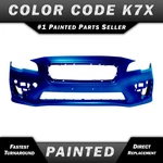 New Painted *K7X Blue* Front Bumper Cover Fascia For 2015-2017 Subaru Wrx 15-17. Fixed Price $440.99.