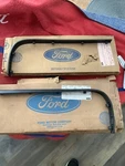 Nos 1974-76 Ford Maverick Rh/lh Rear Bumper Pads D5DZ-17K832-A. Fixed Price $150.00.