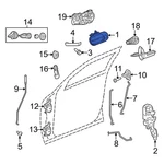 For Dodge Charger 13-23 1MZ85GW7AM Front Left Outer Exterior Door Handle. Fixed Price $152.26.