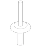 Genuine Bmw Wheel Flare Rivet 51-77-7-171-004. Fixed Price $7.42.