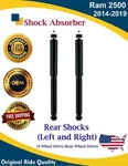Premium Quality Oe Rear Shocks For 2014-2019 Ram 2500 2WD/4WD Lifetime Warranty. Fixed Price $93.95.