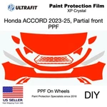 Honda Accord 2023-25, Pre-cut Kit Diy, Partial Front, Ppf Gloss. Fixed Price $289.00.