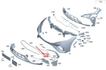 2978853802 Mercedes Benz Eqs 450 580 Amg 22-25 Front Right Bumper Molding Trim. Fixed Price $169.97.