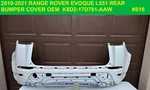 2019 2020 2021 Range Rover Evoque L551 Rear Bumper Oem Factory K8D2-17D781-AAW. Fixed Price $399.50.