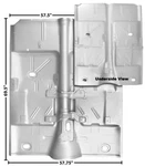 1962-67 Chevy Ii/nova Floor Pan Complete Automatic Transmission W/wtp New. Fixed Price $685.89.