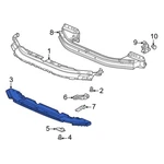For Honda Civic 2025 71175T56A50 Front Lower Bumper Cover Support Rail. Fixed Price $92.37.