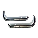 Face Bar Front-rs Bumperettes Pair Die Stamped Steel Chrome 4021-000-702P. Fixed Price $368.43.