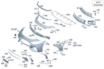 Genuine Mercedes-benz Basic Carrier Bumper 232-885-52-00-64. Fixed Price $86.36.